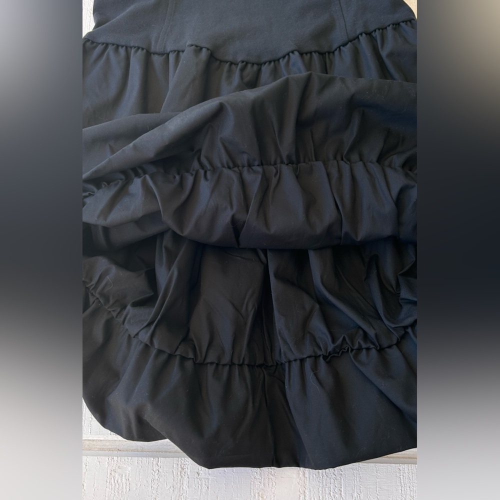Madden NYC Women’s Corset‎ Bubble Hem Mini Dress Adjustable Straps Black Size Lg - Picture 7 of 14